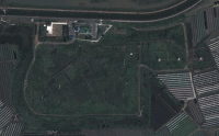 A satellite image of the transmitter site shown on Google Maps