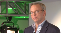 Eric Schmidt, chairman of Google, speaks at the company's Big Tent event in Washington, D.C., on April 26, 2013.