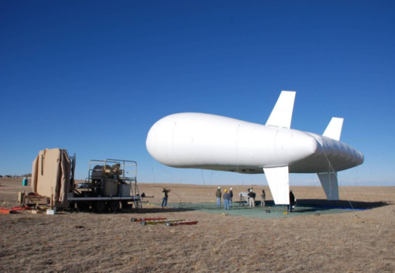A blimp undergoes tests before deployment to the disputed maritime border between North and South Korea (Photo courtesy: South Korean Defense Acquisition Program Administration)