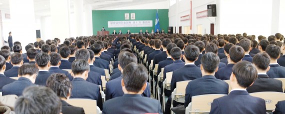 Students attend a graduation ceremony at the Pyongyang University of Science and Technology on November 19, 2014 (Photo: PUST)