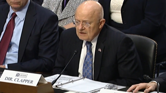 U.S. Director of National Intelligence James Clapper speaks on Capitol Hill on Feb. 9, 2016. (Photo: USG)